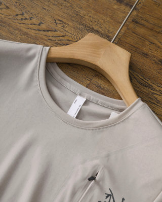 Arc'teryx Kadem Polo Black Short Sleeve T-Shirt view 5