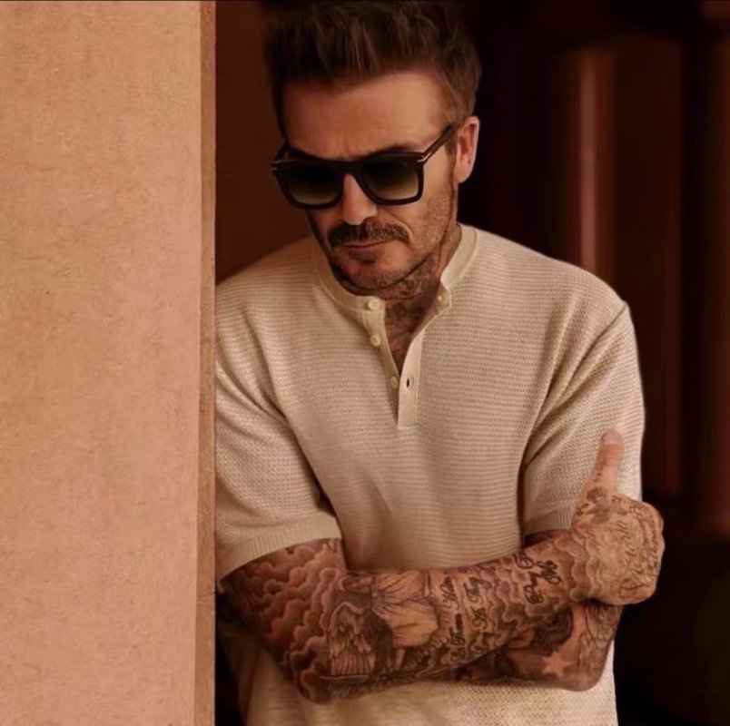 Cream Henley Short Sleeve T-Shirt view