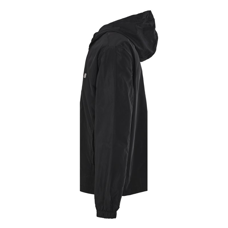 Fendi Black Nylon Hooded Windbreaker Jacket view