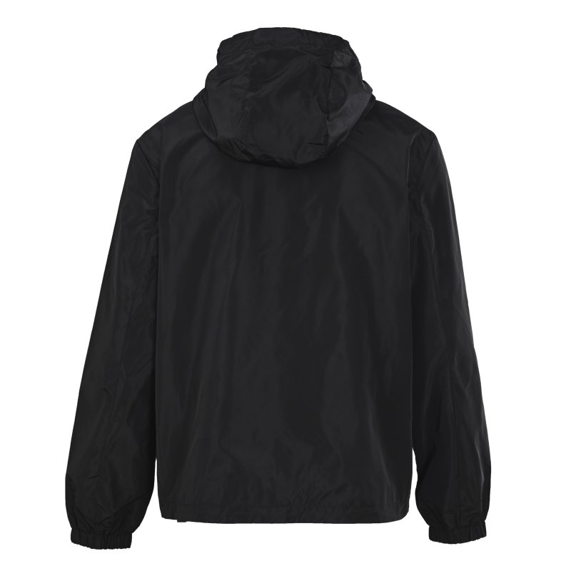 Fendi Black Nylon Hooded Windbreaker Jacket view