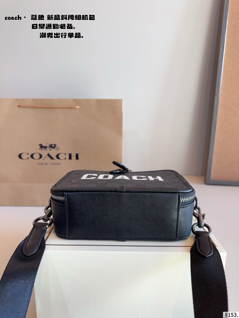 Coach Black Crossbody Camera Bag Set with Pouch view