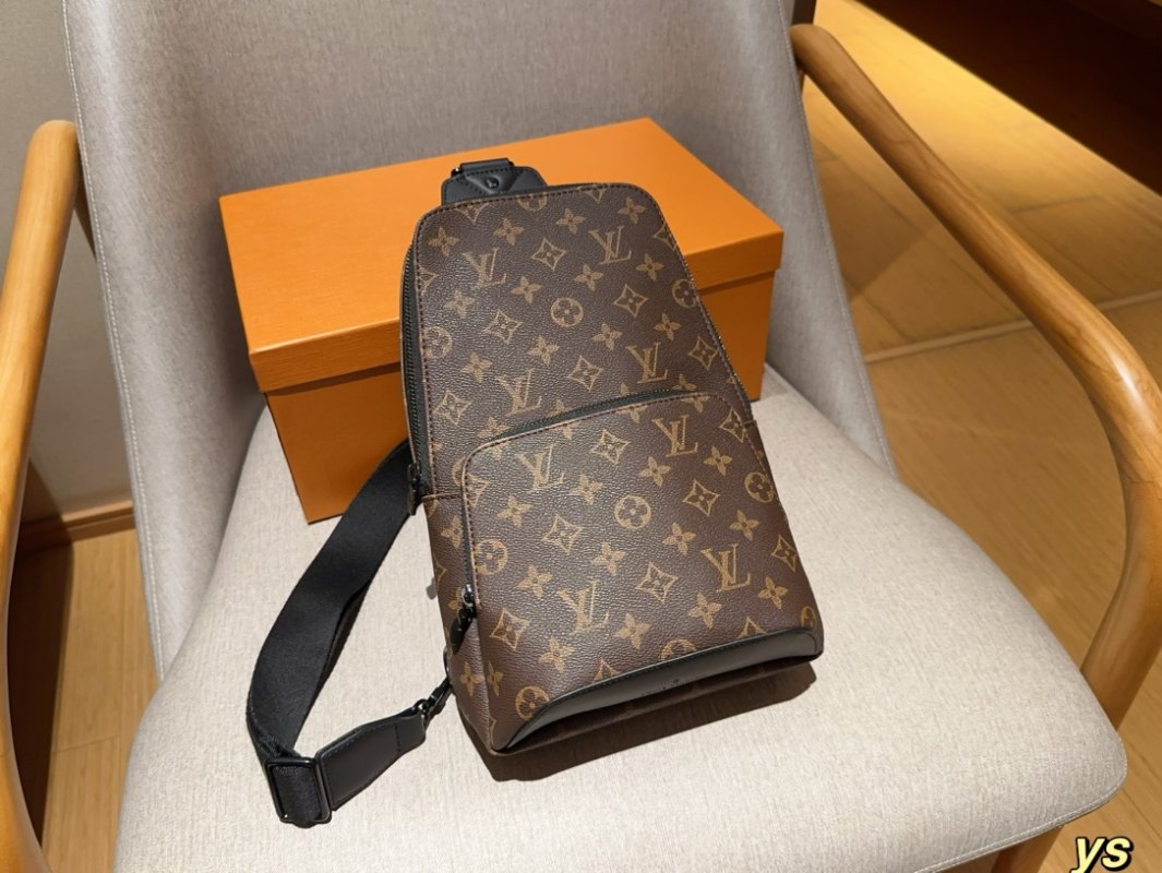 Louis Vuitton Avenue Monogram Chest Bag Brown