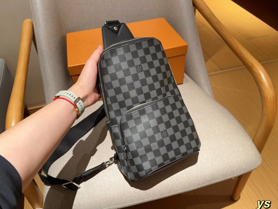 Louis Vuitton Avenue Monogram Chest Bag Brown view
