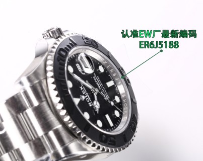 Rolex Yacht-Master 42mm Black Dial Steel Watch Replica view 4