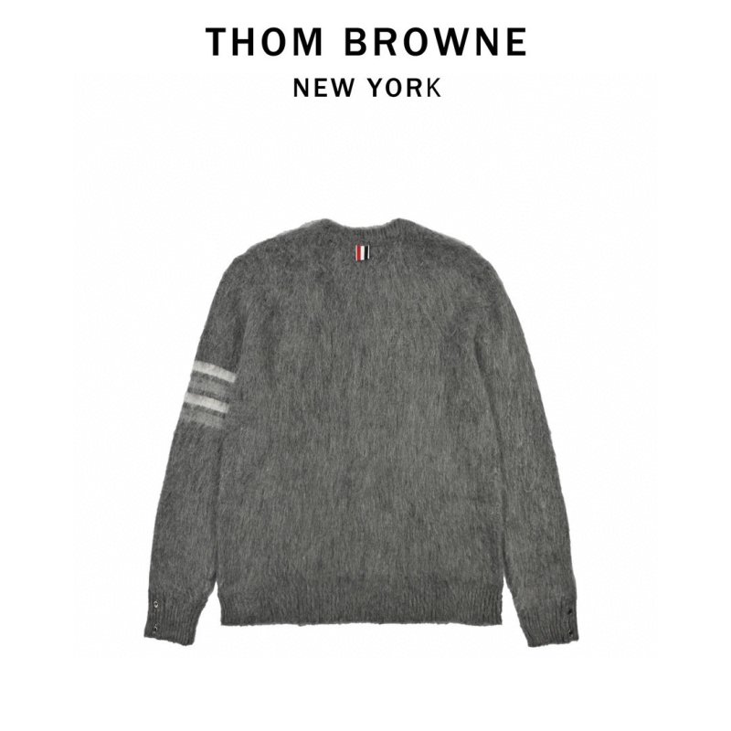 Grey Dachshund Graphic Knit Sweater view