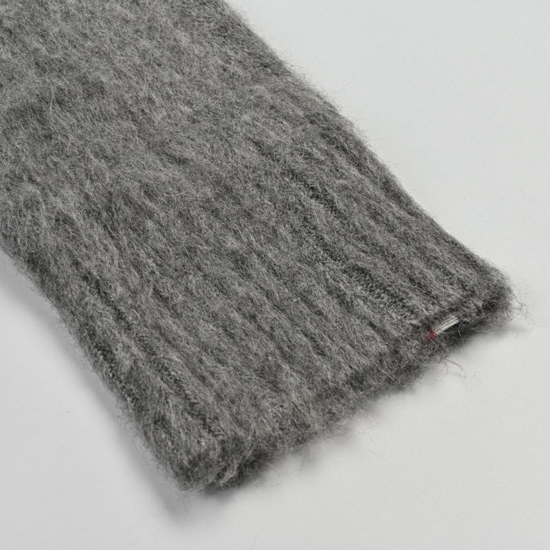 Grey Dachshund Graphic Knit Sweater view