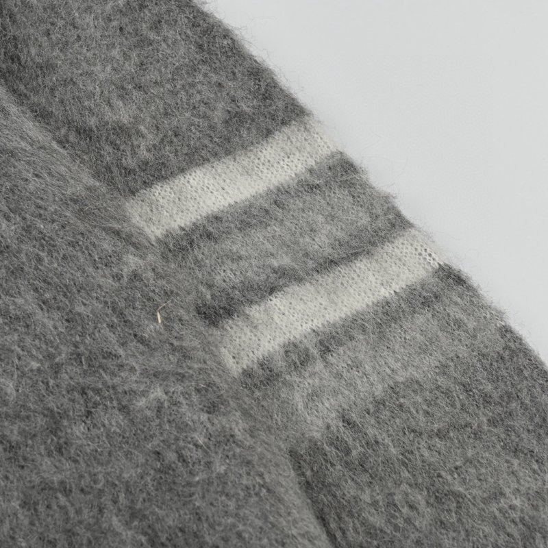Grey Dachshund Graphic Knit Sweater view