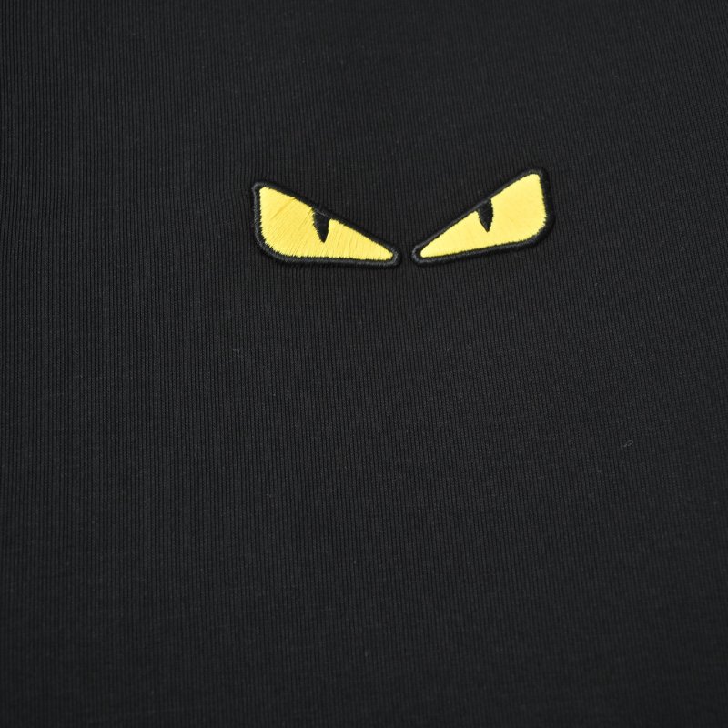Fendi Black Monster Eye Zip Jacket view