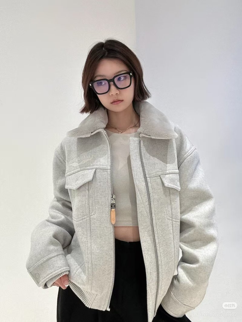Cream Wool Blend Overshirt Jacket view