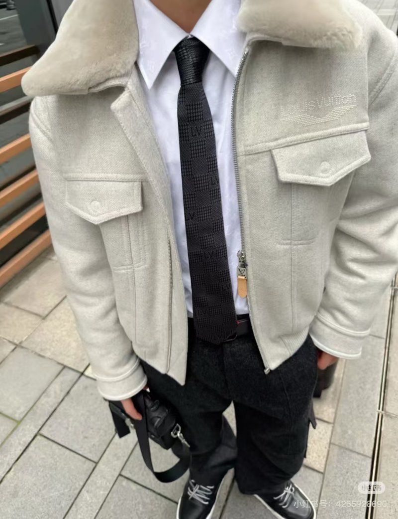 Cream Wool Blend Overshirt Jacket view
