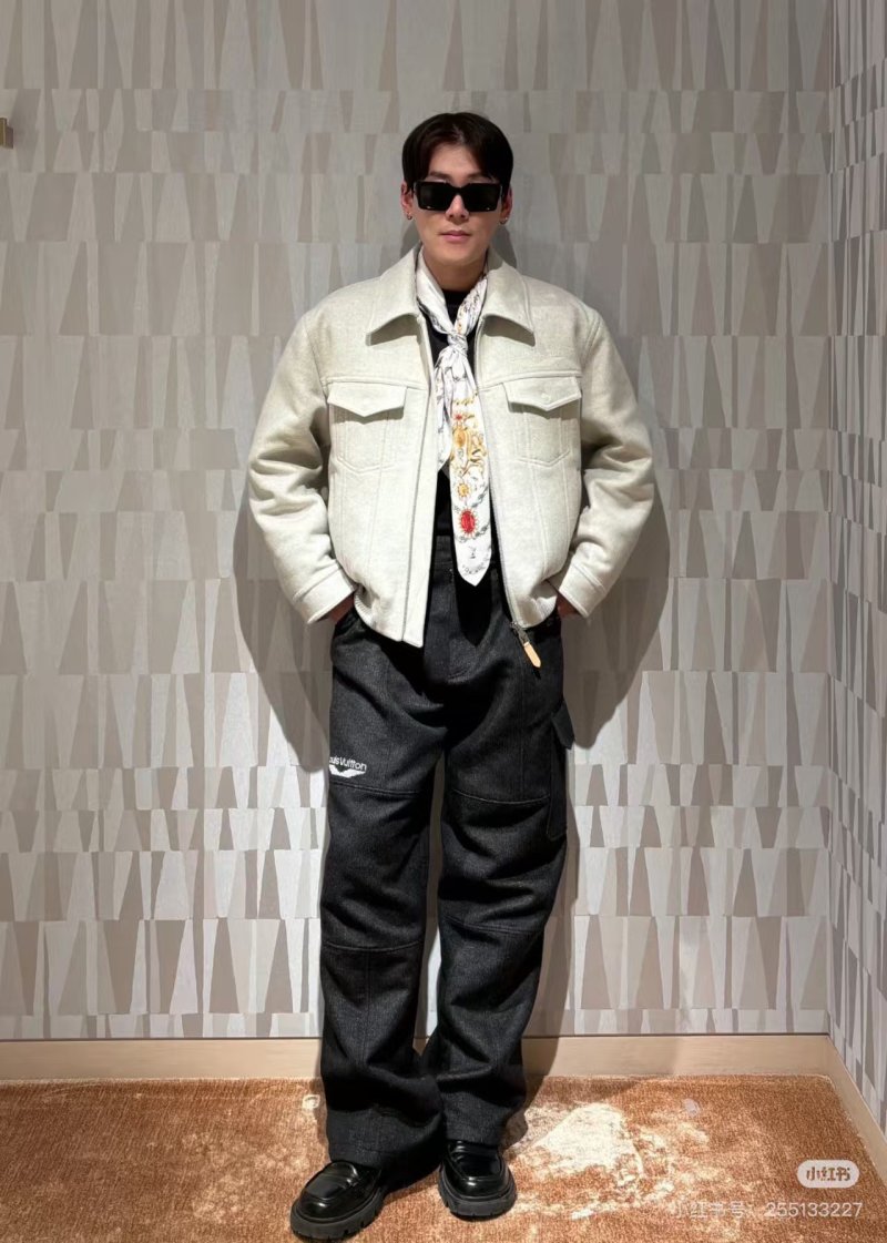 Cream Wool Blend Overshirt Jacket view
