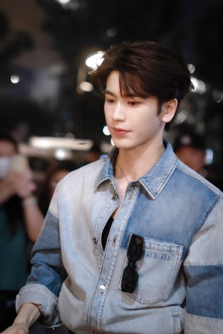 Gucci Light Wash Denim Shirt Blue