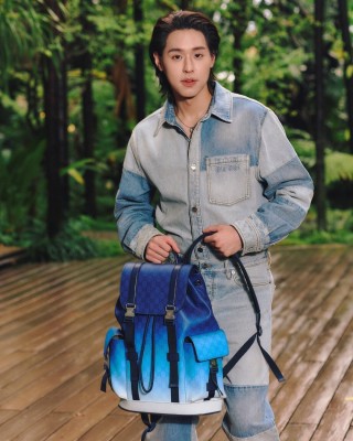 Gucci Light Wash Denim Shirt Blue view 9