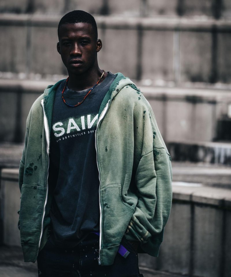 Sage Green Sherpa Lined Zip Hoodie Jacket view