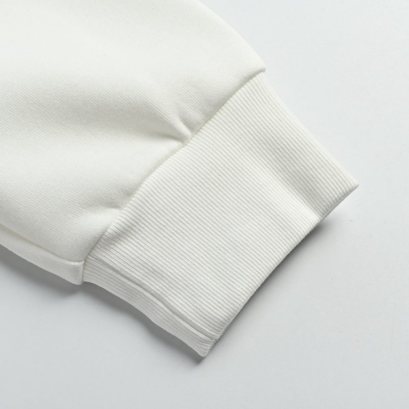 Miu Miu White Oversized Hoodie with Red Logo and Stripe view