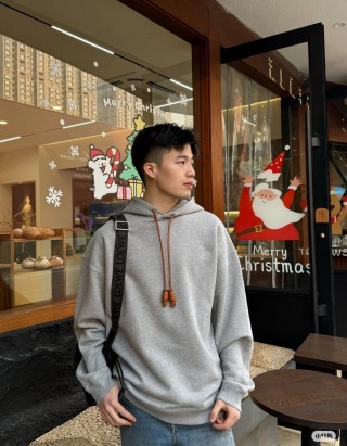 Essentials Fear of God Beige Pullover Hoodie view 4
