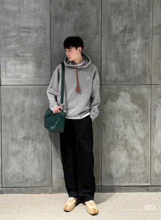 Essentials Fear of God Beige Pullover Hoodie view 6