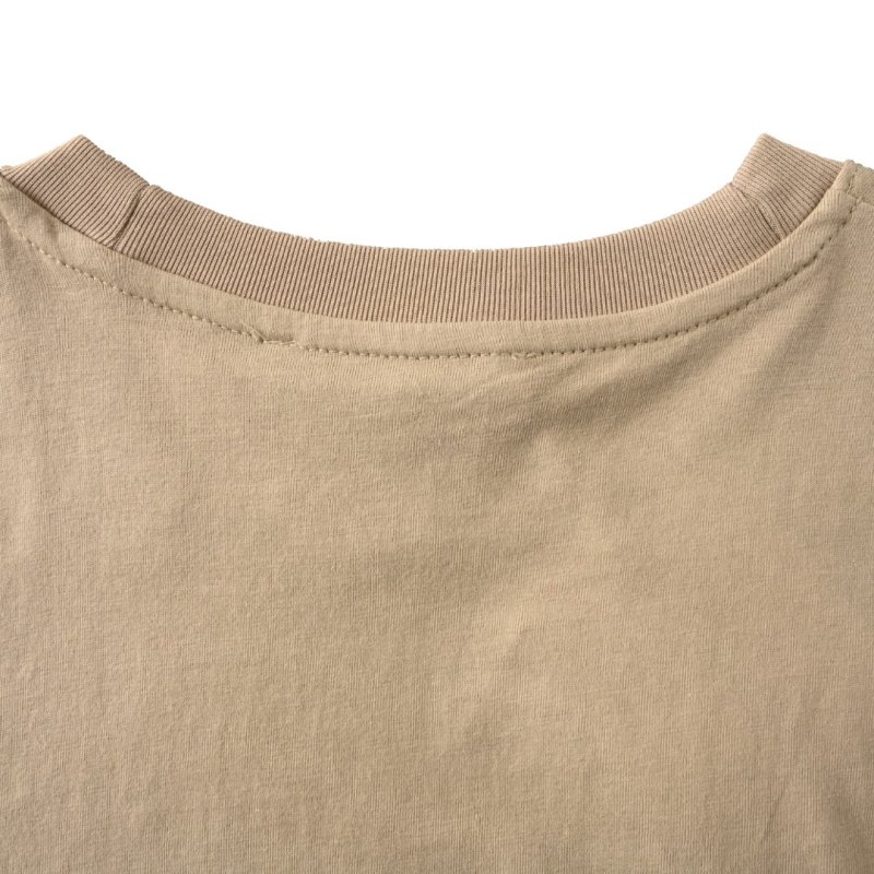 Cream Oversized Short Sleeve T-Shirt with Script Print view