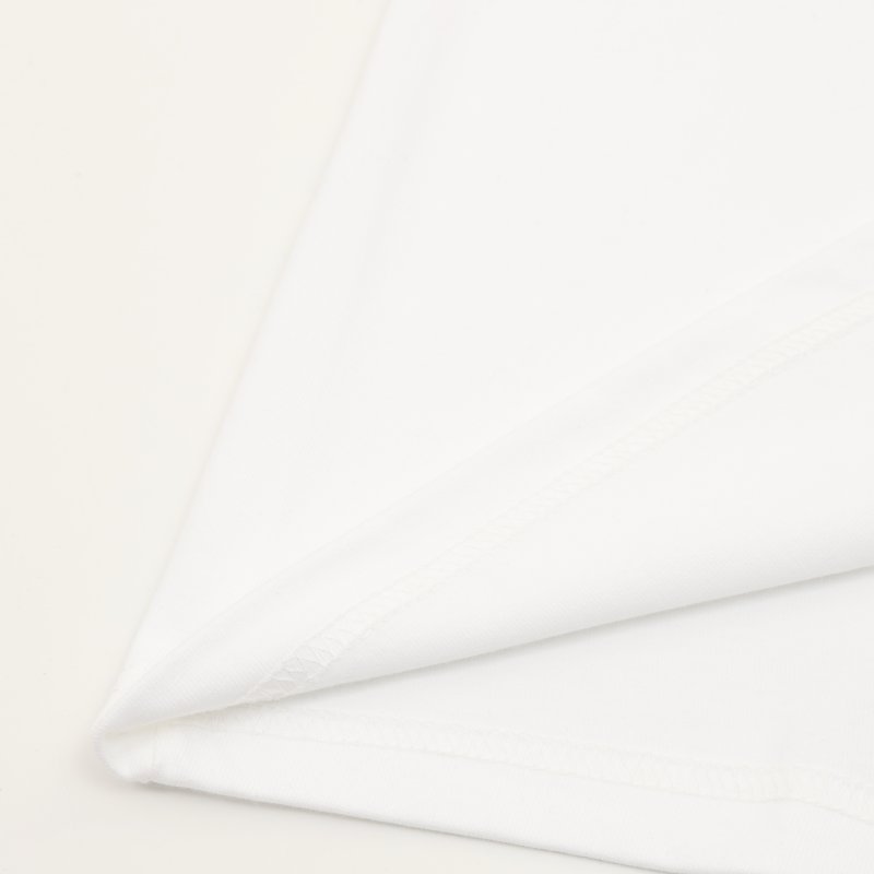 White Short Sleeve T-Shirt with Embroidered Logo view