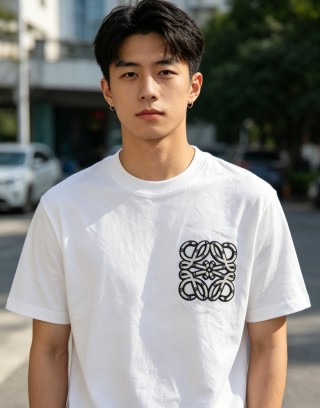 Loewe Anagram Emblem White T-Shirt view 2