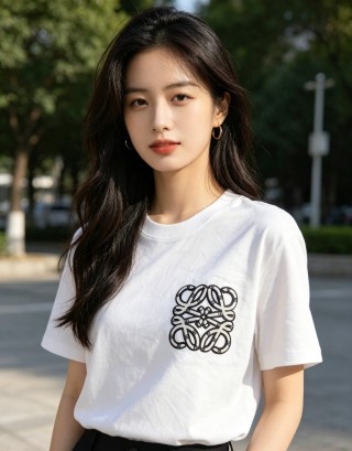 Loewe Anagram Emblem White T-Shirt view 3