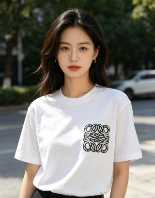 Loewe Anagram Emblem White T-Shirt view 5