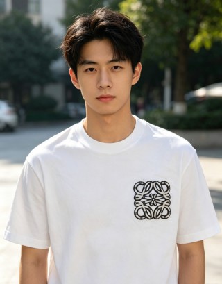 Loewe Anagram Emblem White T-Shirt view 6