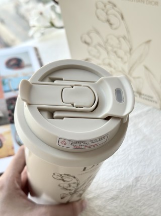 Dior Dual-Mouth Insulated Tumbler White