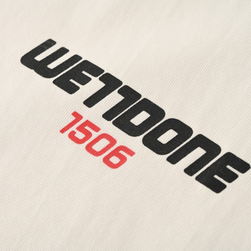 White Short Sleeve T-Shirt with Chest Logo Print view