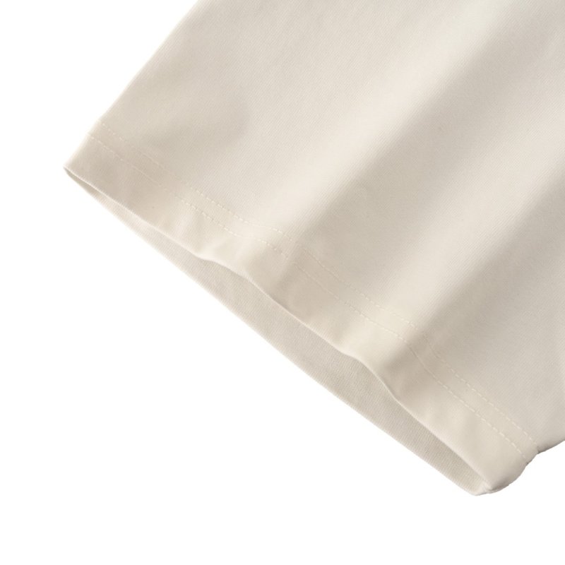 White Short Sleeve T-Shirt with Chest Logo Print view