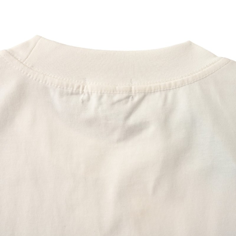 White Short Sleeve T-Shirt with Chest Logo Print view