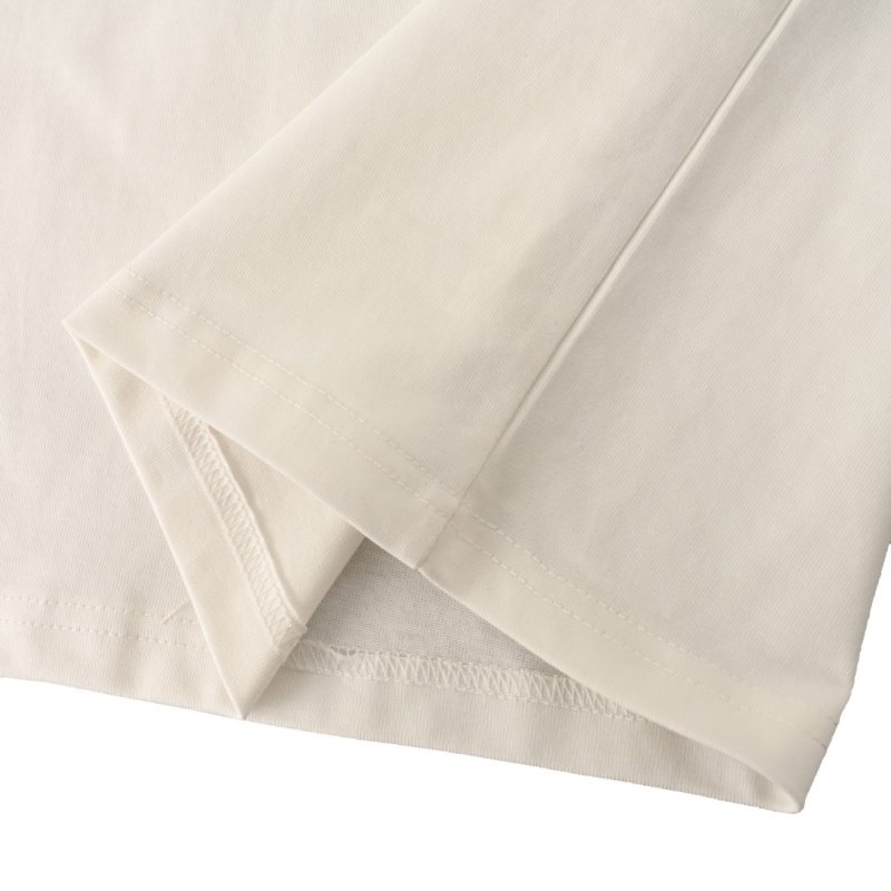 White Short Sleeve T-Shirt with Chest Logo Print view