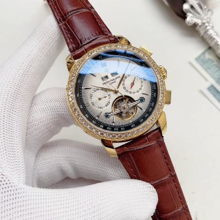 Patek Philippe Chronograph Gold & Burgundy Leather 42mm