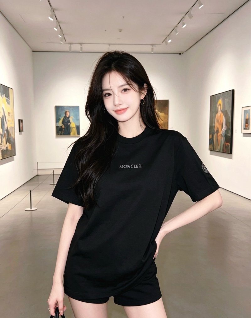 Moncler Black Logo T-Shirt