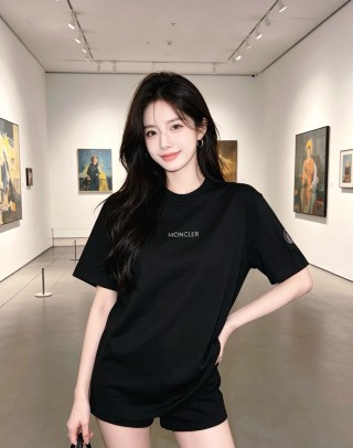 Moncler Black Logo T-Shirt
