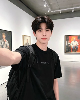 Moncler Black Logo T-Shirt view 7