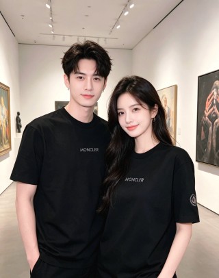 Moncler Black Logo T-Shirt view 8