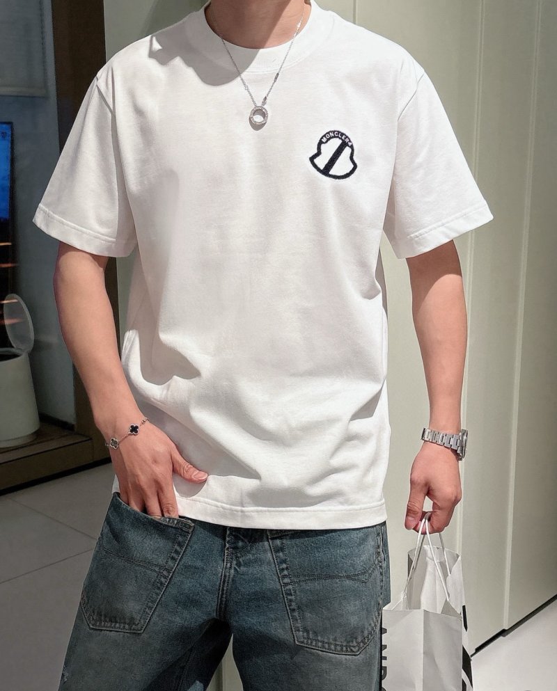 Stone Island White Compass Logo T-Shirt