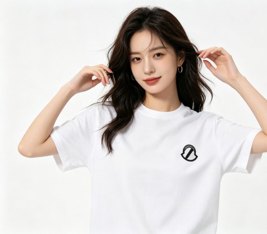 Stone Island White Compass Logo T-Shirt view