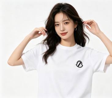 Stone Island White Compass Logo T-Shirt view 4