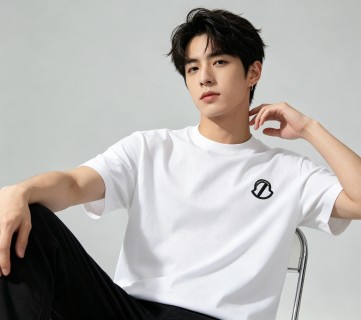 Stone Island White Compass Logo T-Shirt view 7