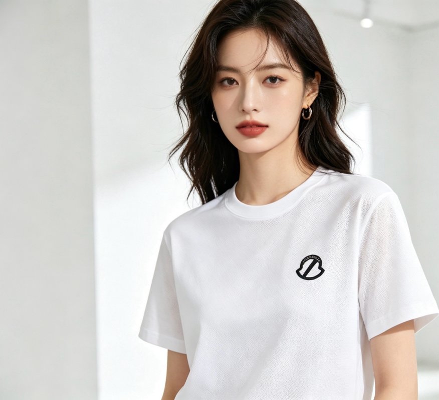 Stone Island White Compass Logo T-Shirt view