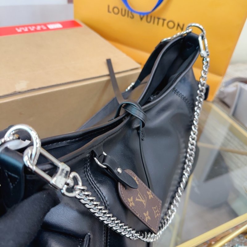 Louis Vuitton Dark Cargo Carryall Chain Shoulder Bag Black view