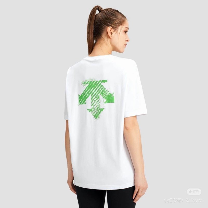Off-White Green Arrow Graphic White T-Shirt