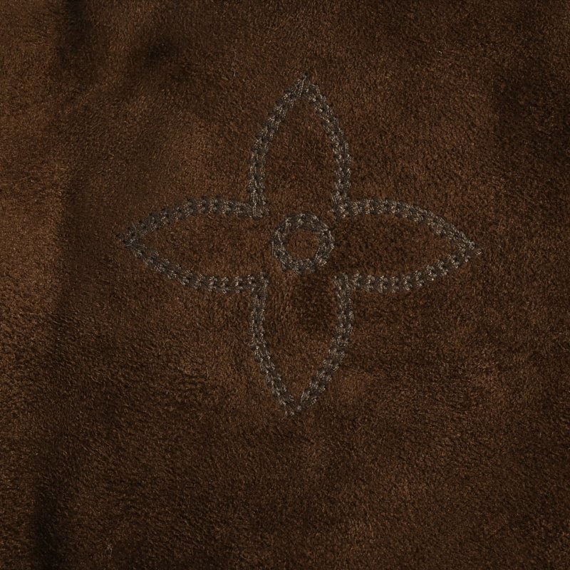 Louis Vuitton Monogram Suede Shirt Jacket Brown view