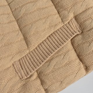 Polo Ralph Lauren Quilted Wool Blend Puffer Jacket Beige view 8