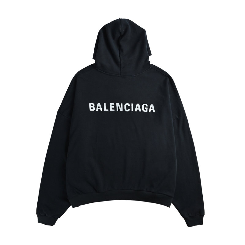 Balenciaga Black Oversized Hoodie view