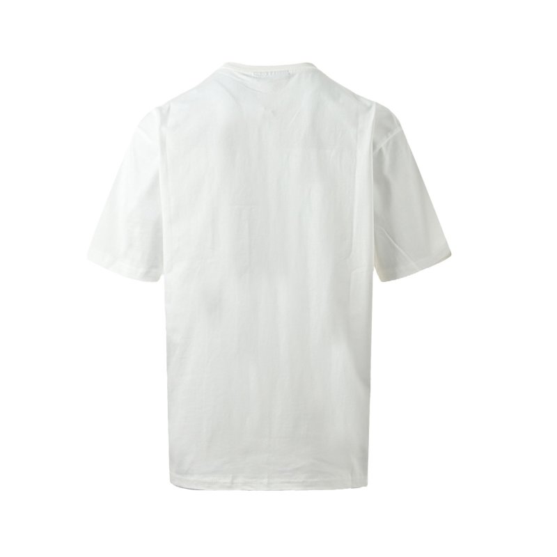 Drew Smiley Face Logo White T-Shirt view