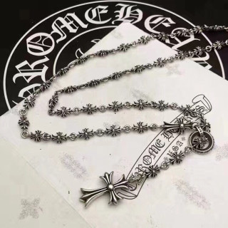 Chrome Hearts Cross Chain Necklace Silver view 4