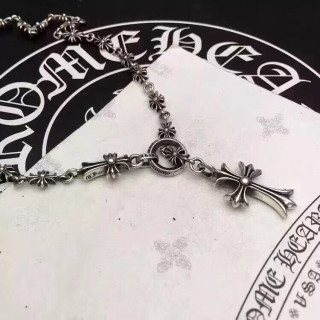 Chrome Hearts Cross Chain Necklace Silver view 5